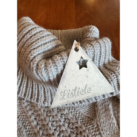 New w tags woman’s Listicle chunky knit sweater - Picture 2 of 5